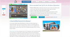 Desktop Screenshot of finalcutforwindows.com